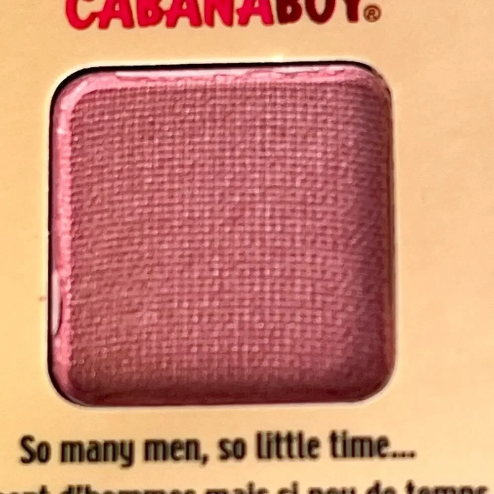 The Balm CabanaBoy Blush Eye Shadow Rose Clean Travel .02 oz .57g New